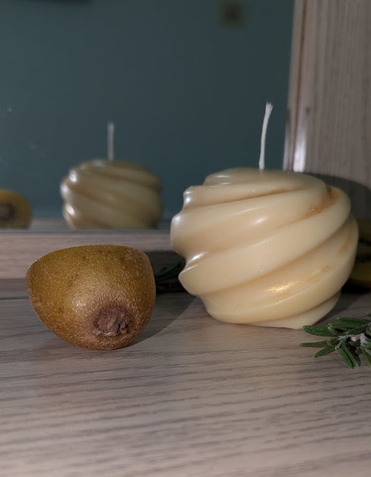 Vela artesanal ChocoTwist 🍫✨