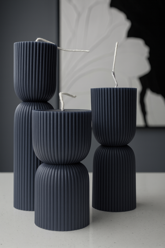 Velas Escultura "Midnight"